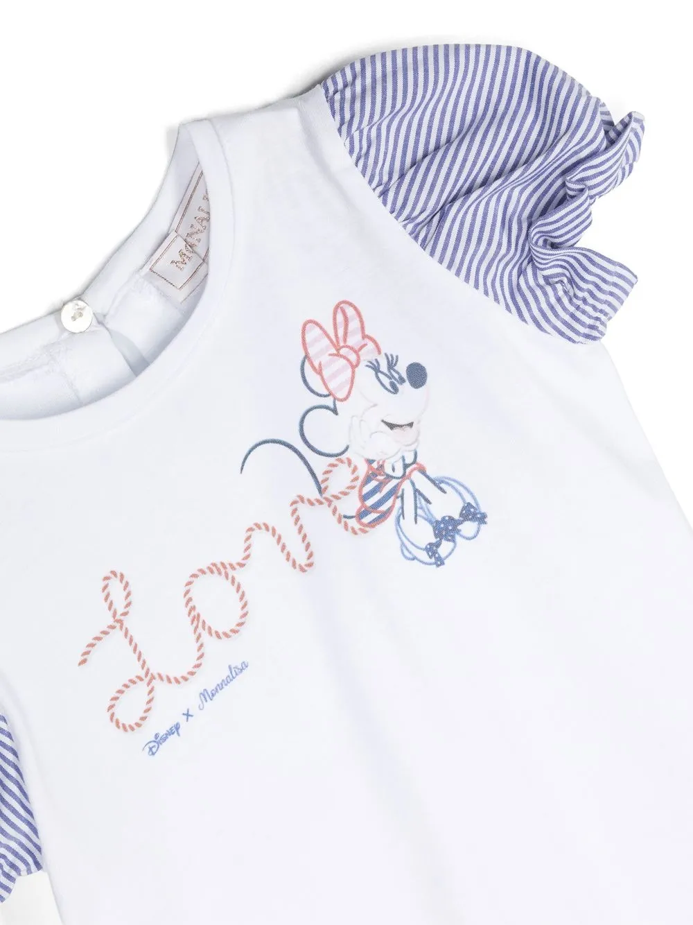 Monnalisa X Disney T-shirt Mit Grafischem Print In White