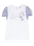 Monnalisa x Disney graphic-print T-shirt - White