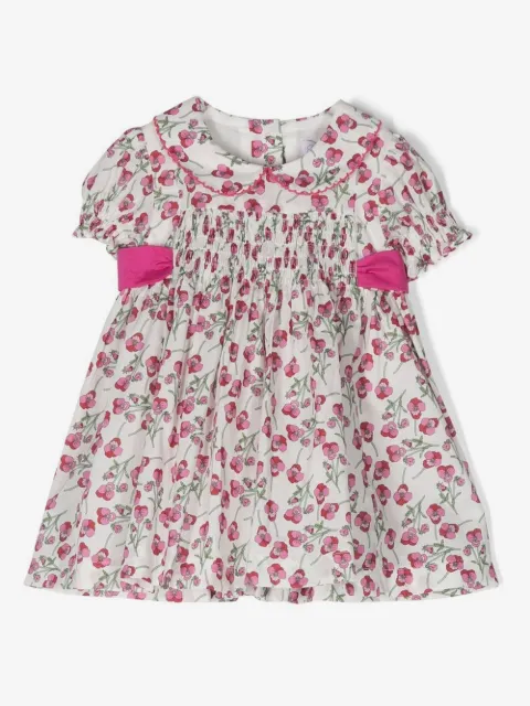 Patachou floral-print short-sleeved dress