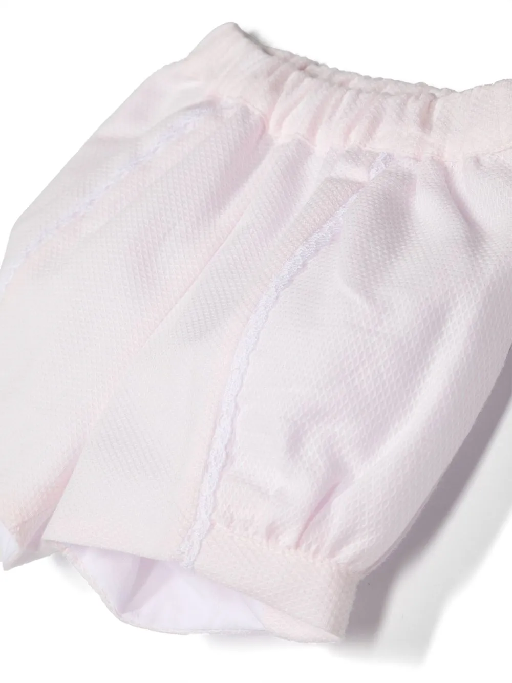 PATACHOU PIQUÉ-WEAVE TWO-PIECE SET