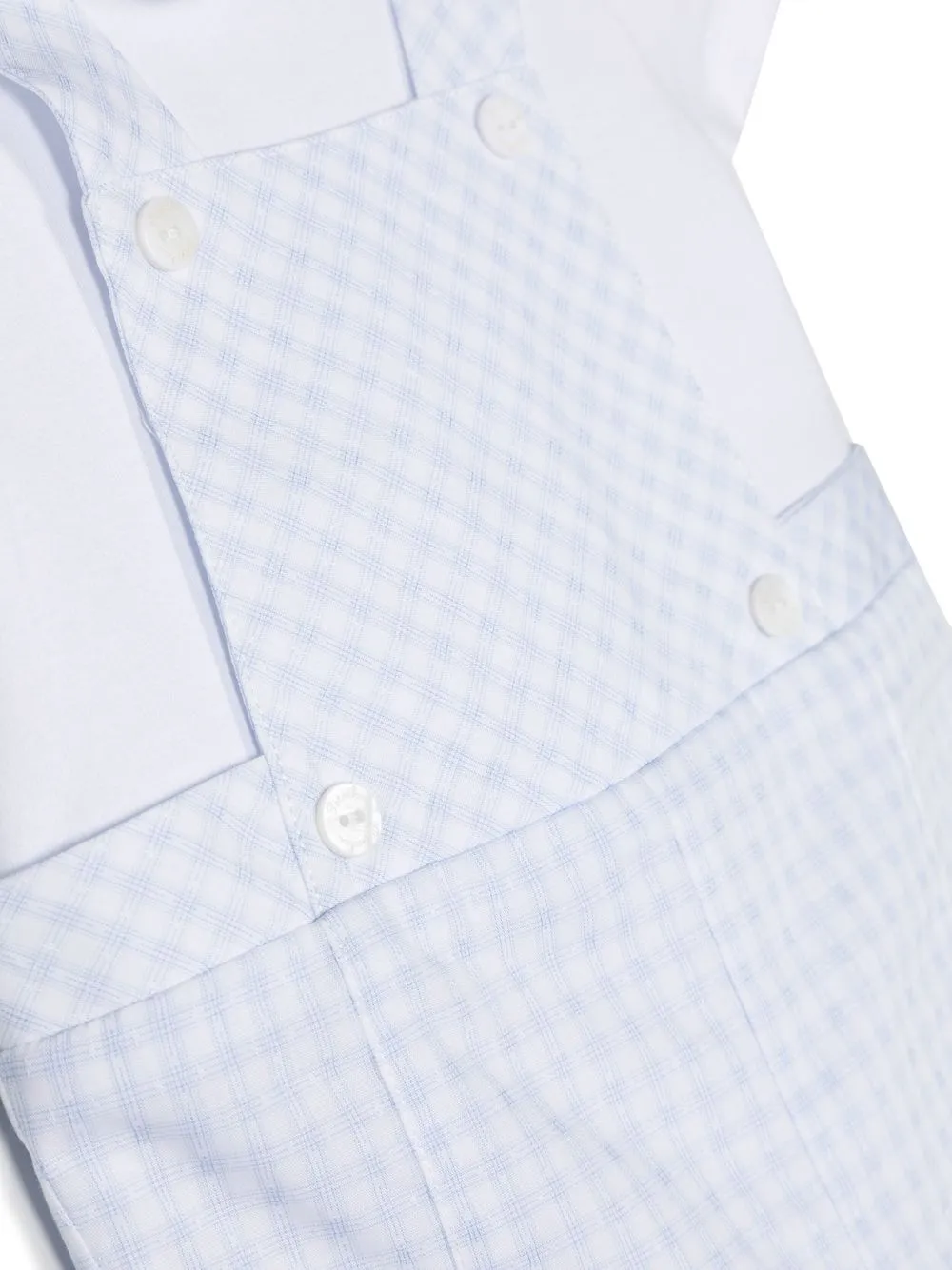 PATACHOU CHECKERED SHORTS ROMPER