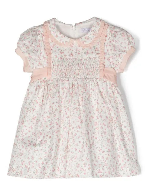 Patachou floral-print puff-sleeves dress