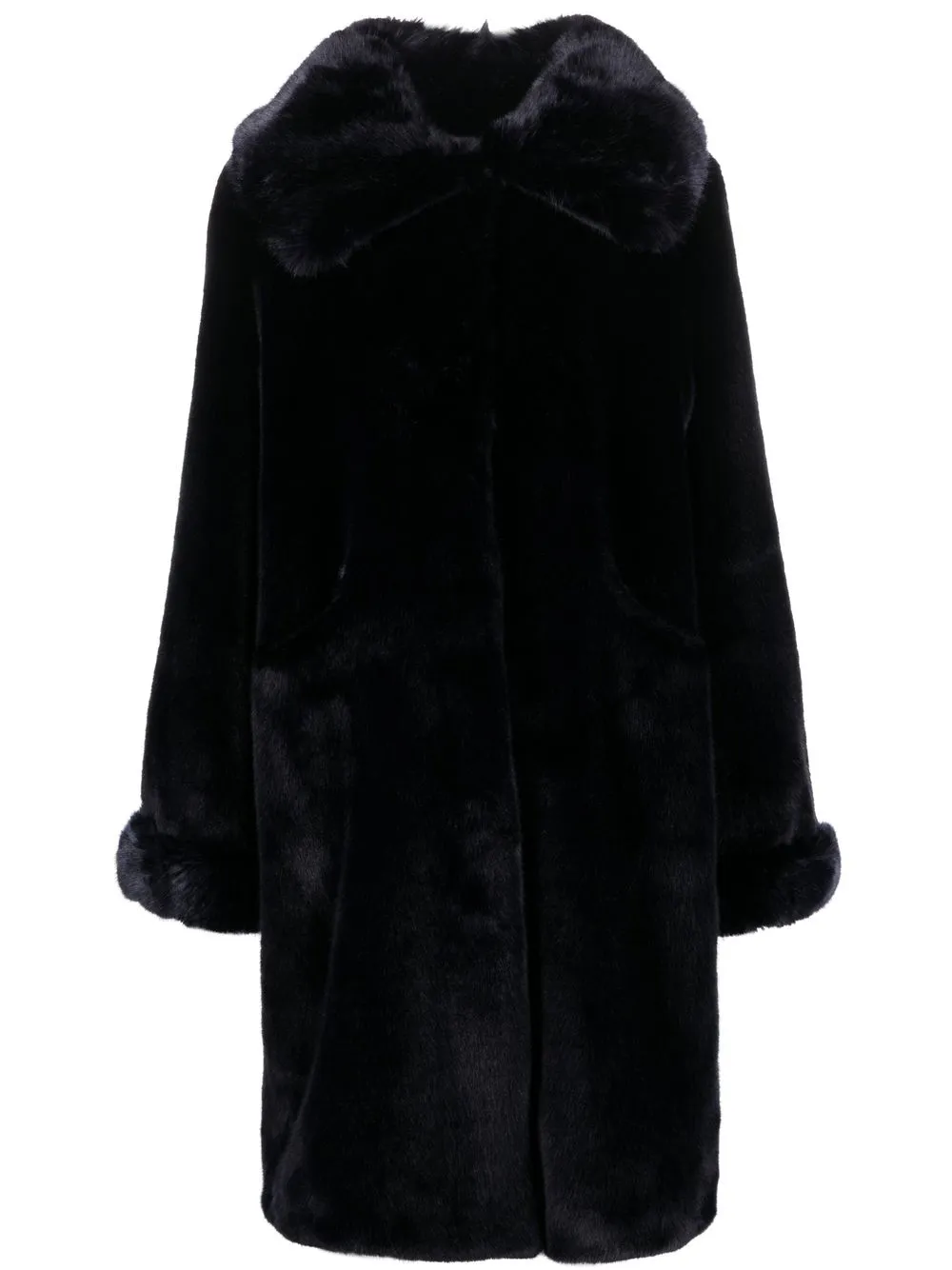 

La Seine & Moi Cathy faux fur coat - Blue