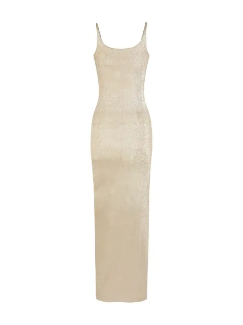 Rabanne button-embellished ruched maxi dress 23PJRO522VI0261 - 3