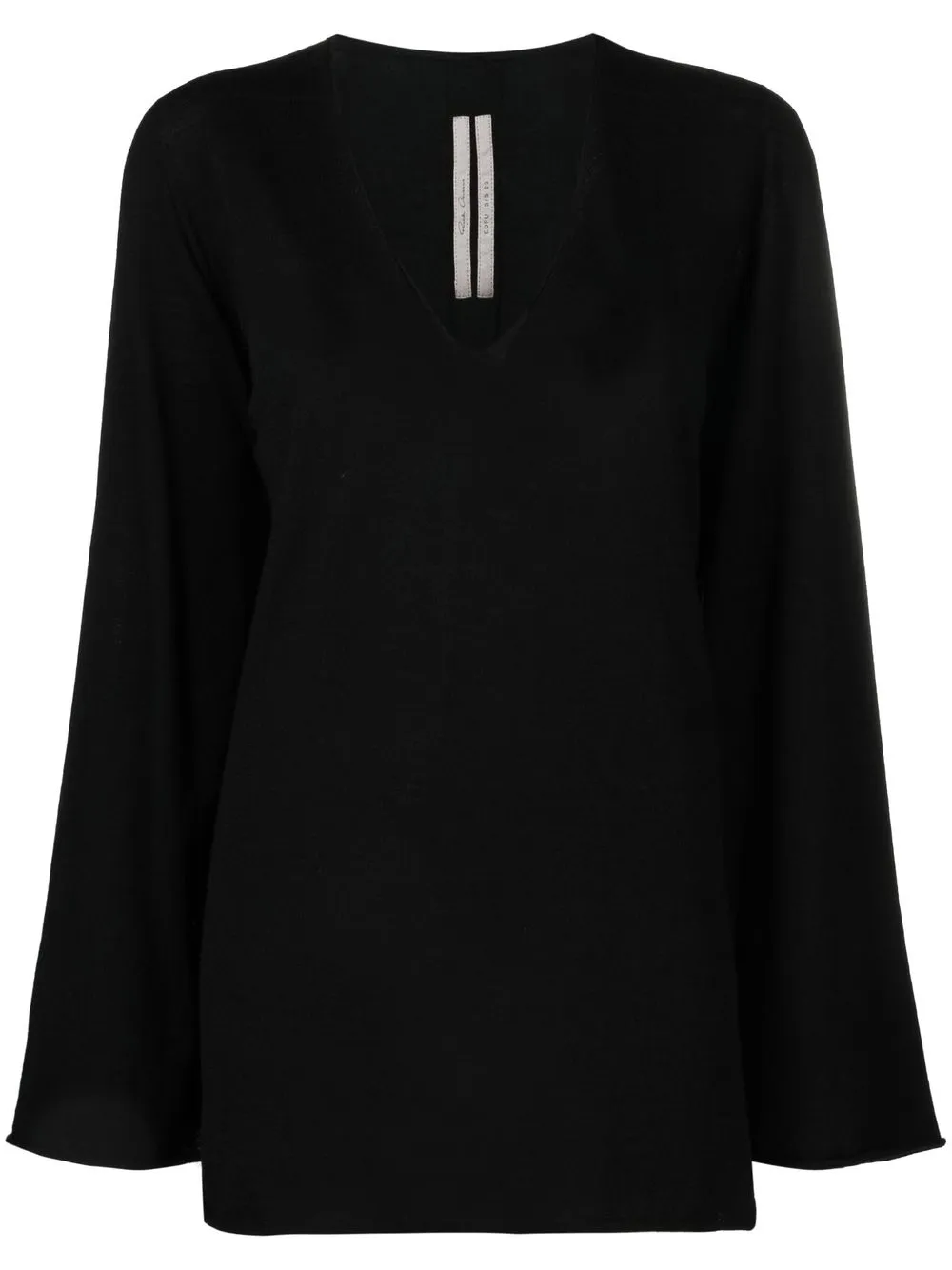 

Rick Owens Toga fine knit tunic top - Black