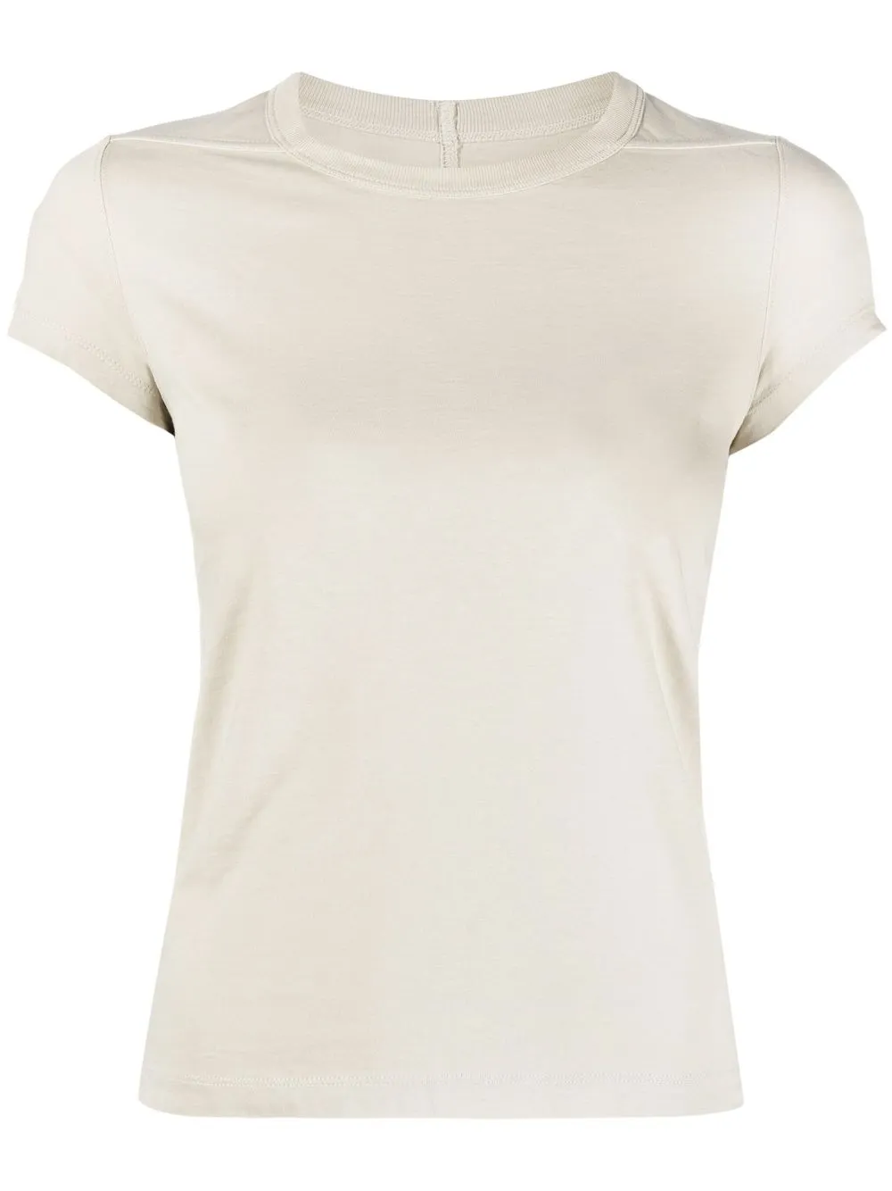 

Rick Owens Level cropped cotton T-shirt - Neutrals