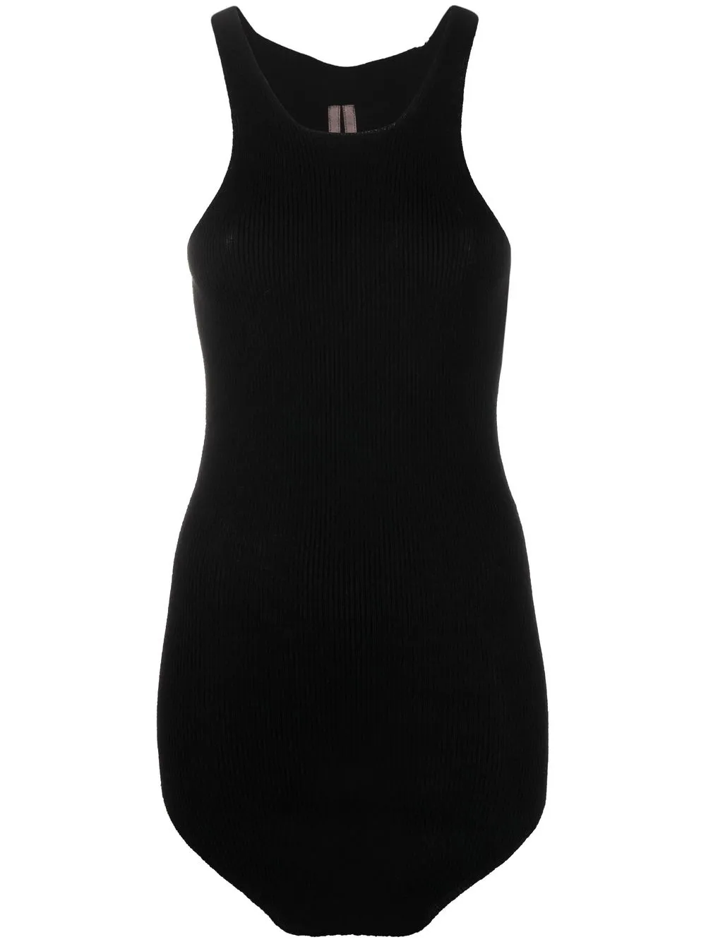 

Rick Owens ribbed knit sleeveless top - Black