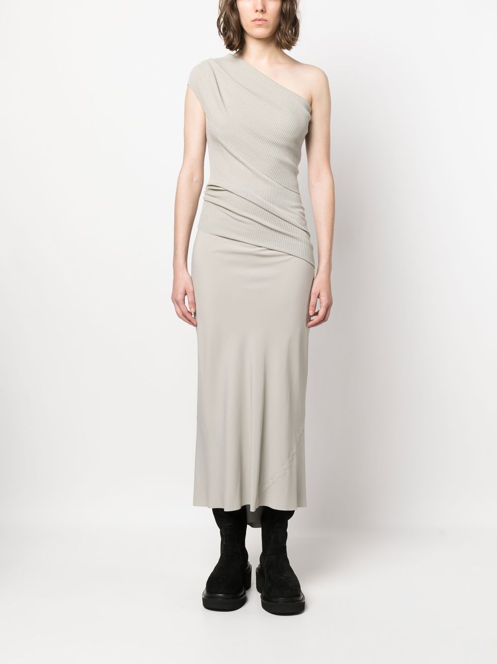 Rick Owens Asymmetrische top - Beige