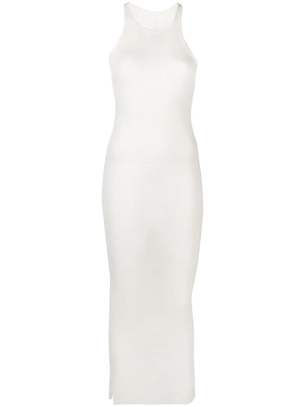 RICK OWENS SHEER TANK MIDI DRESS