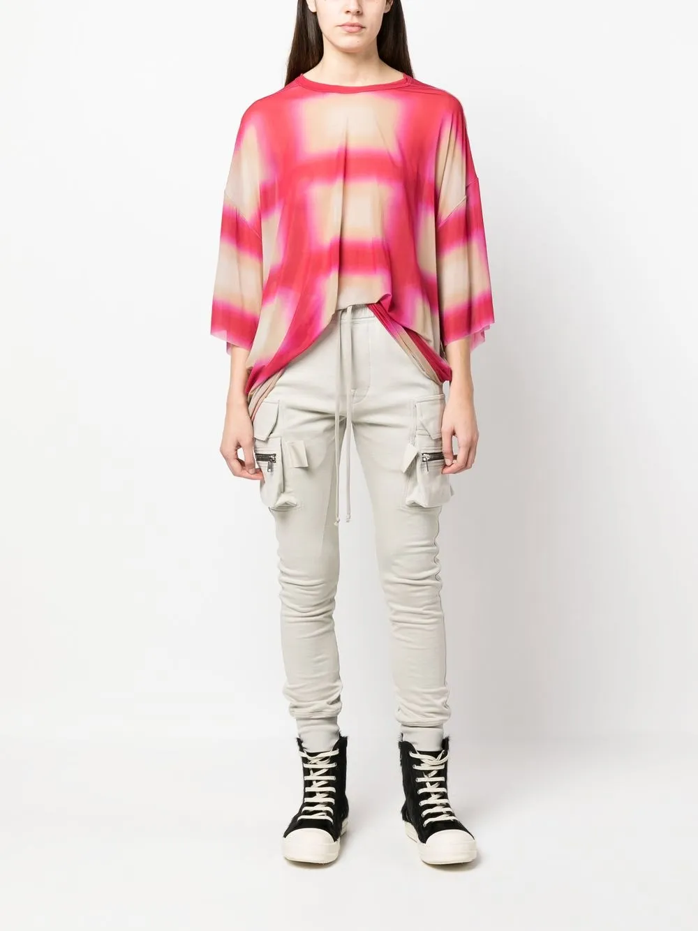 Rick Owens Broek met toelopende pijpen - Beige