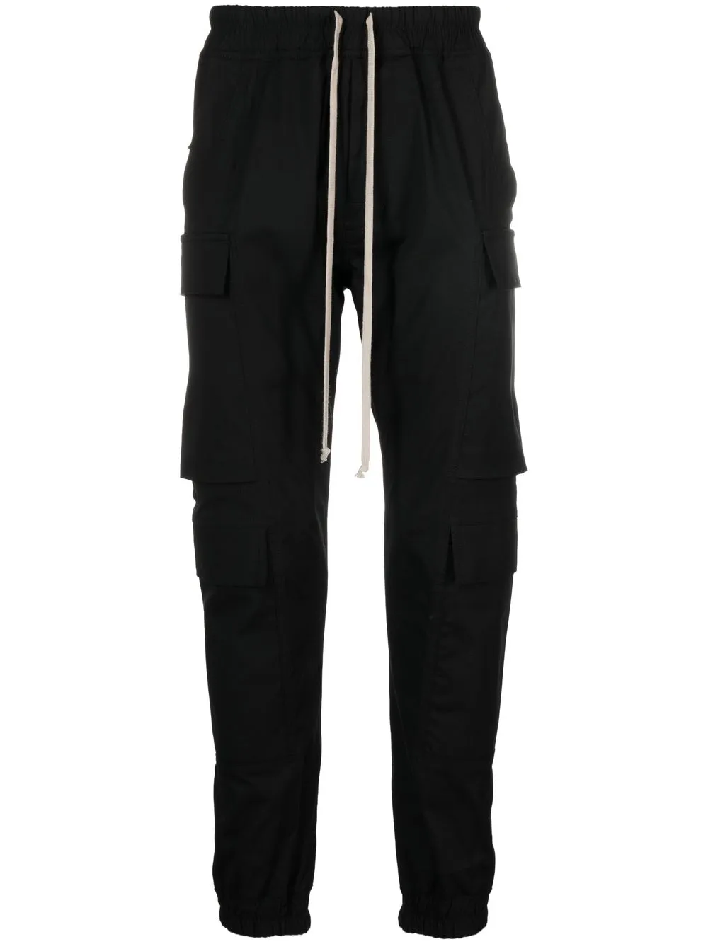 

Rick Owens drawstring cargo trousers - Black