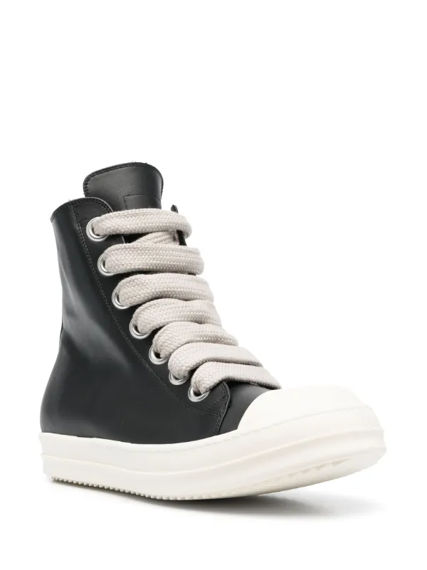 Hi top 2024 leather sneakers