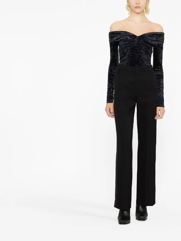 ISABEL MARANT Scarly Tailored Trousers | Black | FARFETCH JO