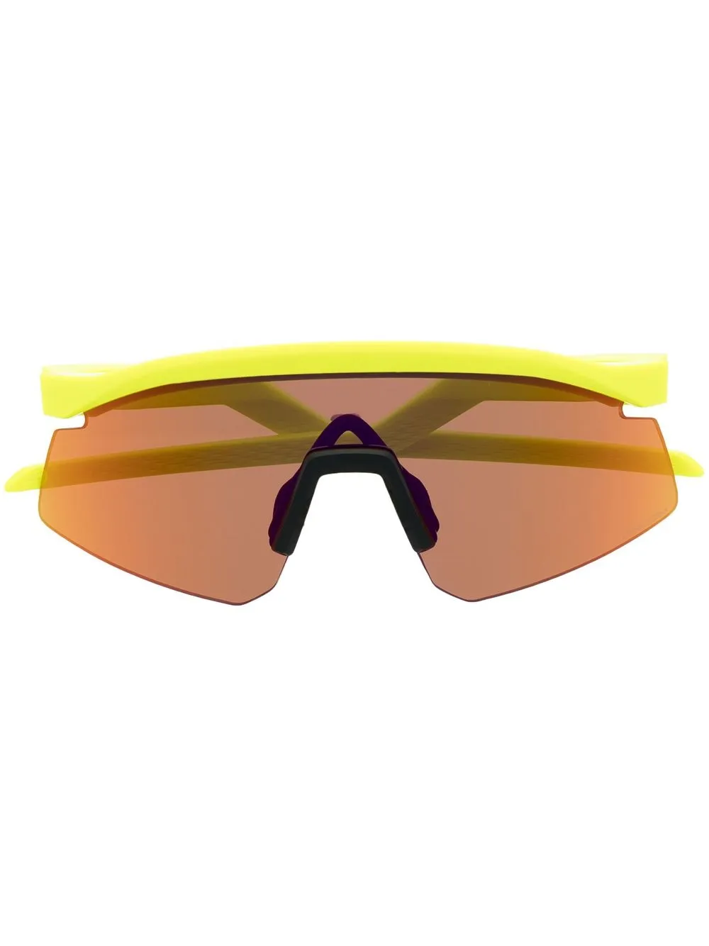 

Oakley logo-print oversize sunglasses - Yellow