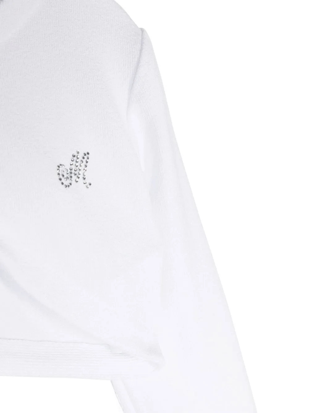 Logo-Embellished Cropped Cardigan