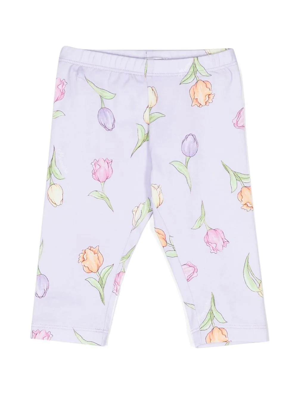 

Monnalisa leggins con estampado floral - Morado