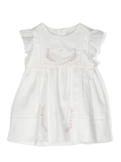 Patachou floral-embroidered sleeveless dress