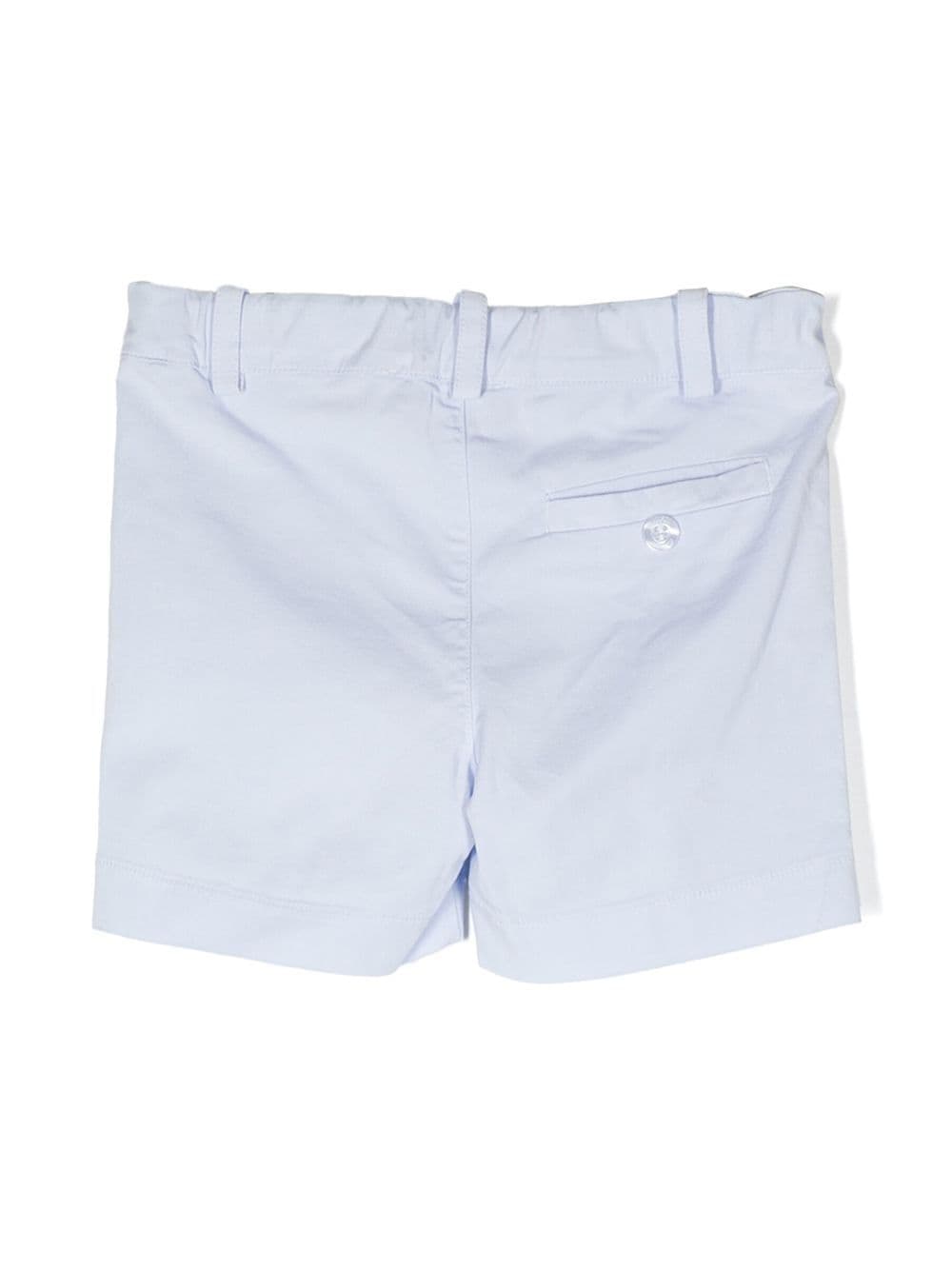 Patachou Shorts met asymmetrische sluiting - Blauw
