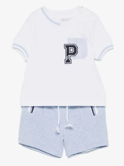 Patachou set de shorts con logo bordado