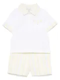 Patachou striped shorts set - White