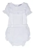 Patachou broderie-anglaise two-piece set - White