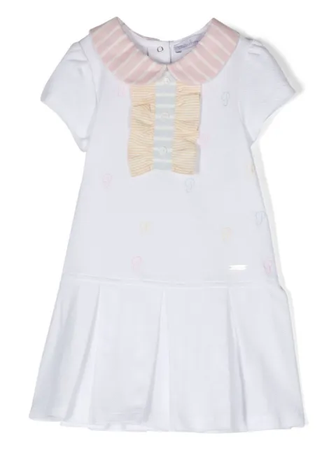 Patachou stripe-print jersey-knit dress