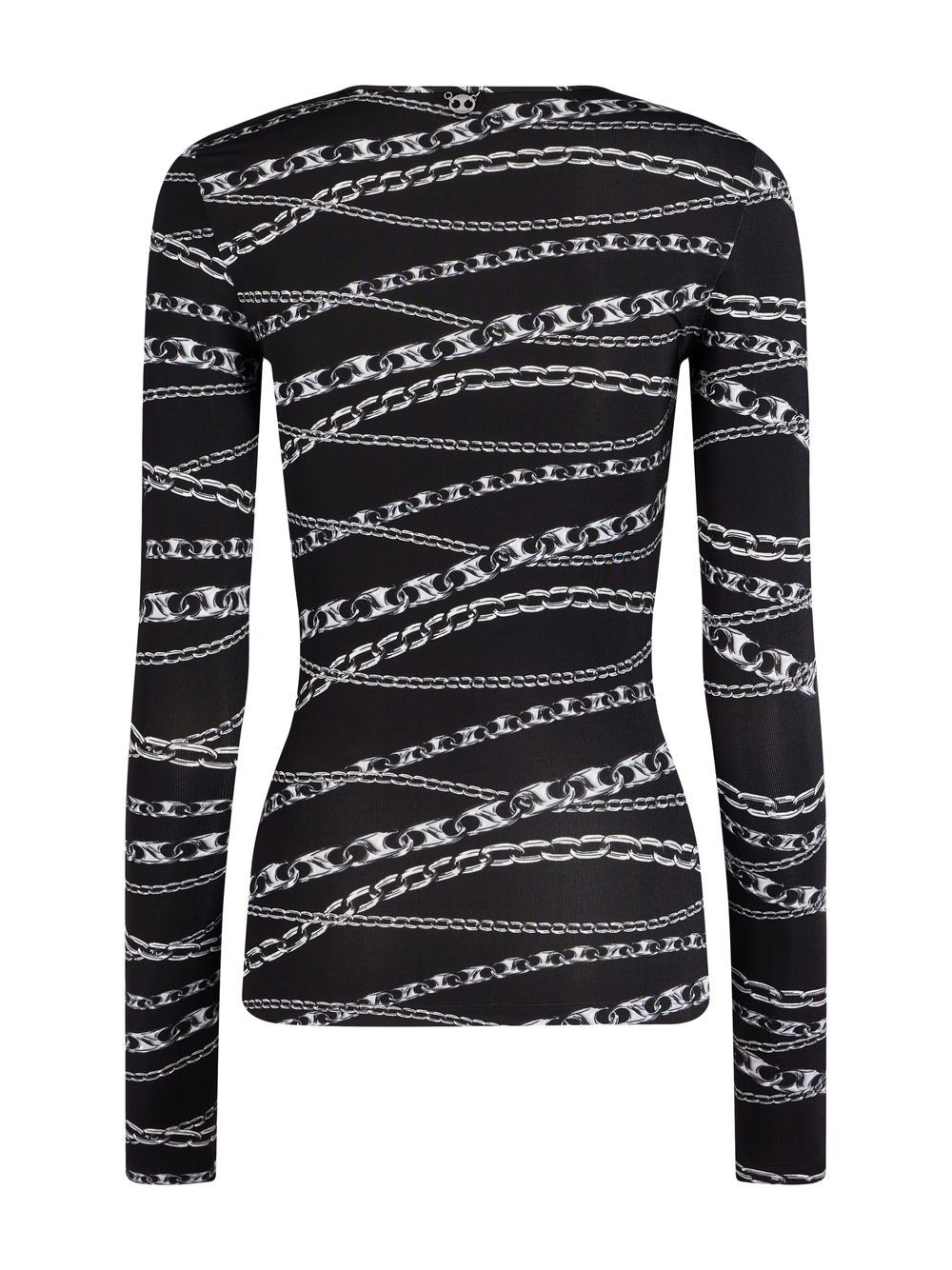 Buy authentic for cheap Rabanne chain-print long-sleeve top Women