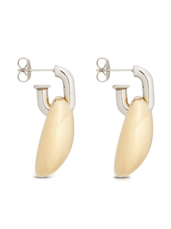 【関税込み】Rabanne Eight Chunky ピアス Rabanne Eight ピアス | シルバートーン | FARFETCH JP
