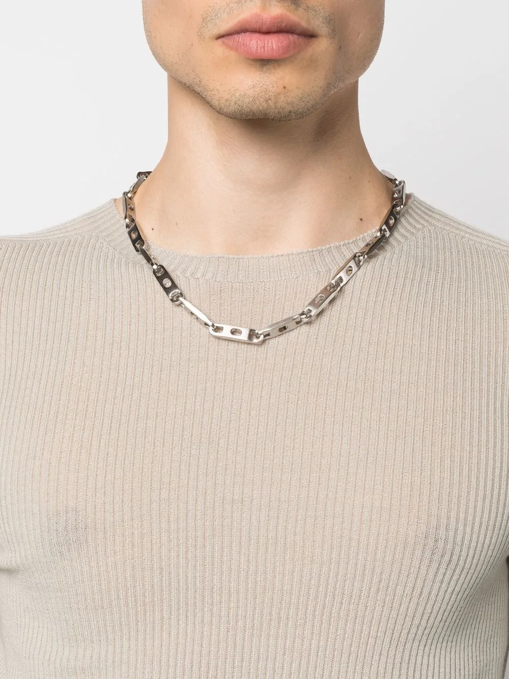 Rick owens chain necklace Silver-