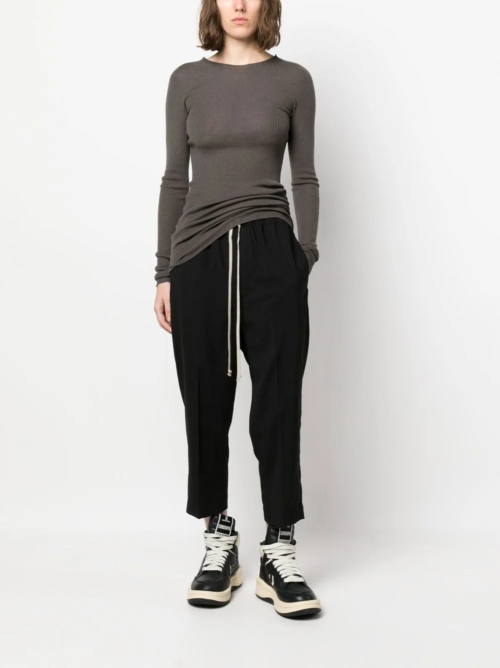 Astaires cropped drawstring trousers