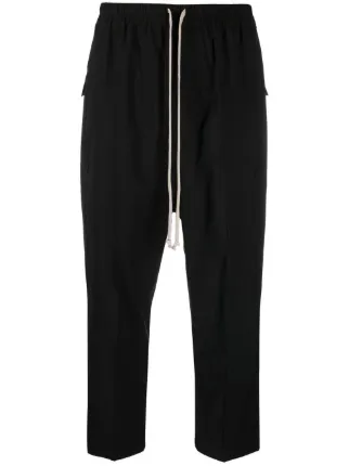 Rick Owens Astaires クロップドパンツ | ブラック | FARFETCH JP