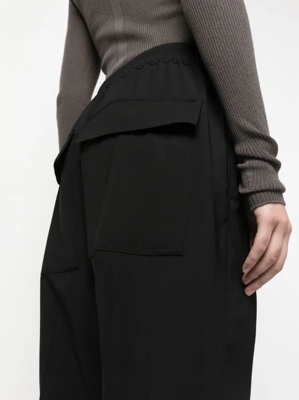 Rick Owens Astaires Cropped Drawstring Trousers - Farfetch