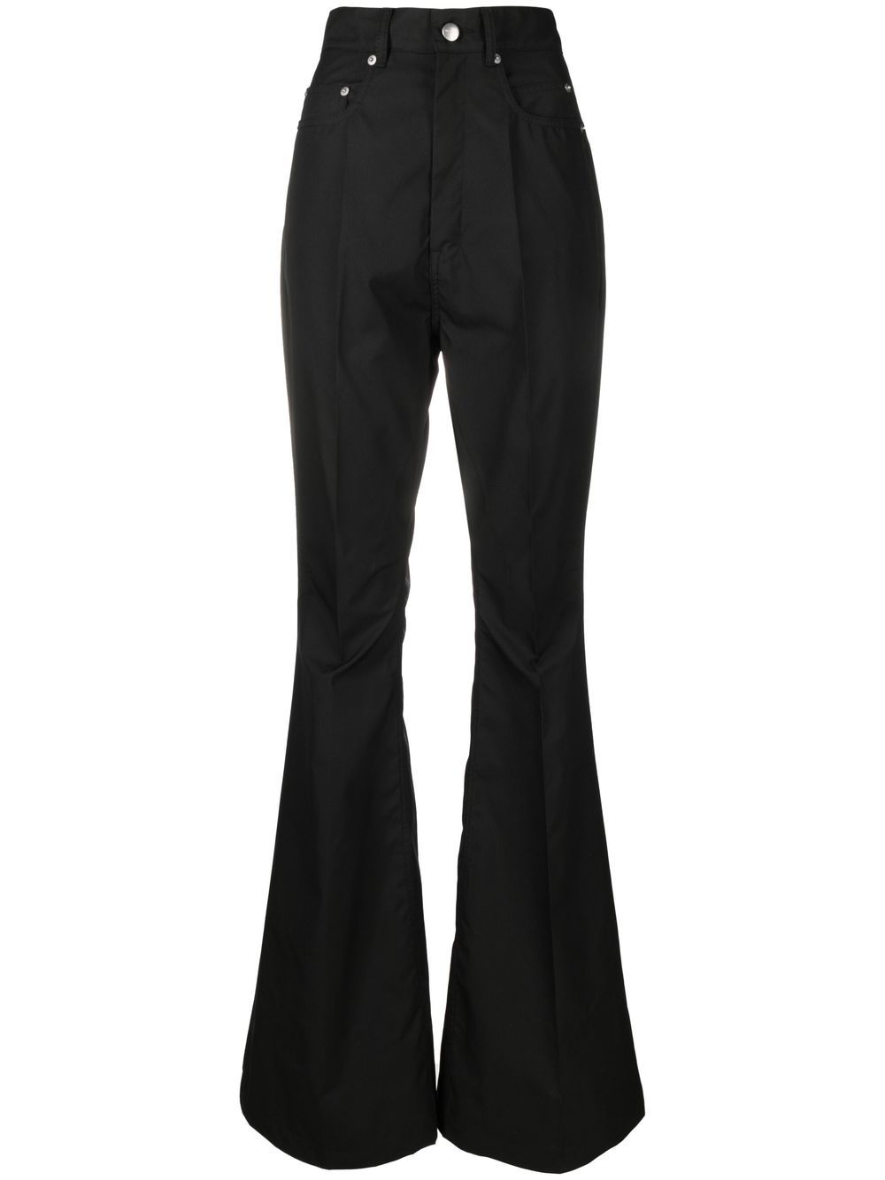 Shop Rick Owens Bolan Bootcut Trousers In Black