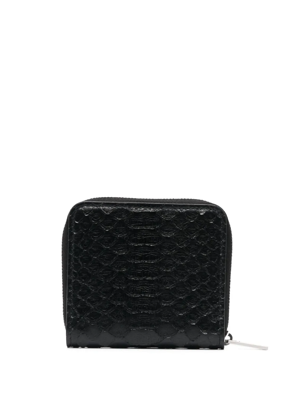 Rick Owens zip-up leather wallet | Black | Image 1