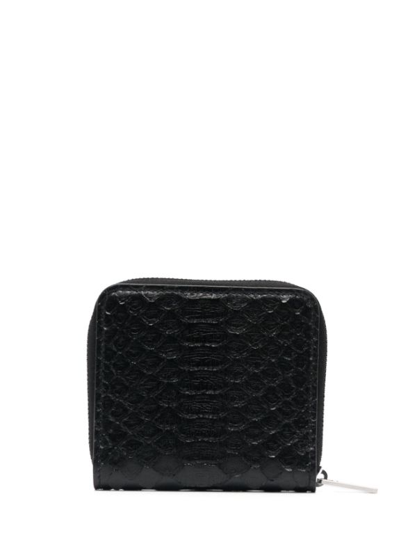 Rick Owens zip-up Leather Wallet | Black | FARFETCH AE