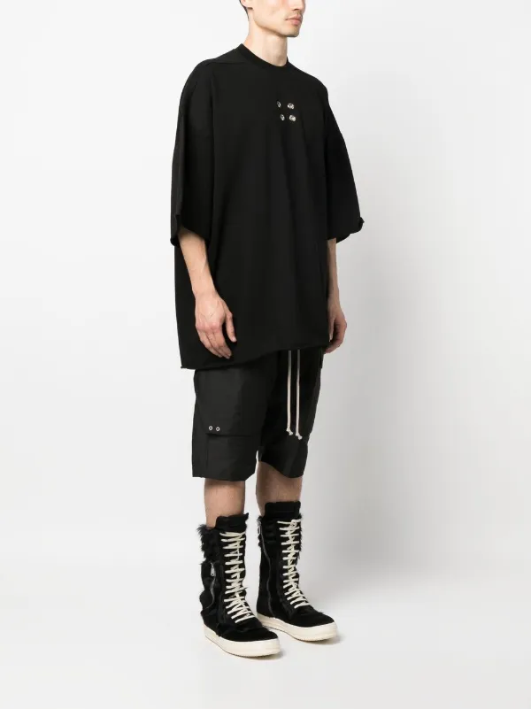 Rick Owens DRKSHDW Tommy T eyelet-detail T-shirt - Farfetch