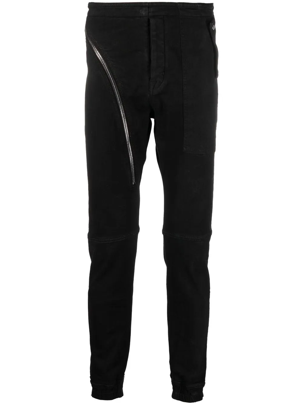 Rick Owens Aircut Denim Joggers In Black