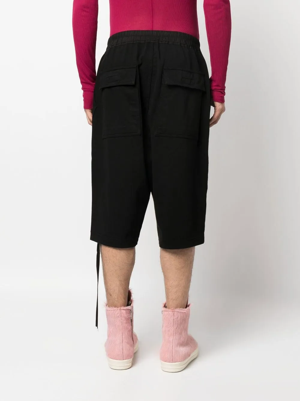 Rick Owens DRKSHDW Rick's Bela Cotton Shorts - Farfetch