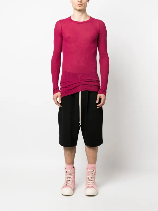 Rick Owens DRKSHDW Rick's Bela Cotton Shorts - Farfetch