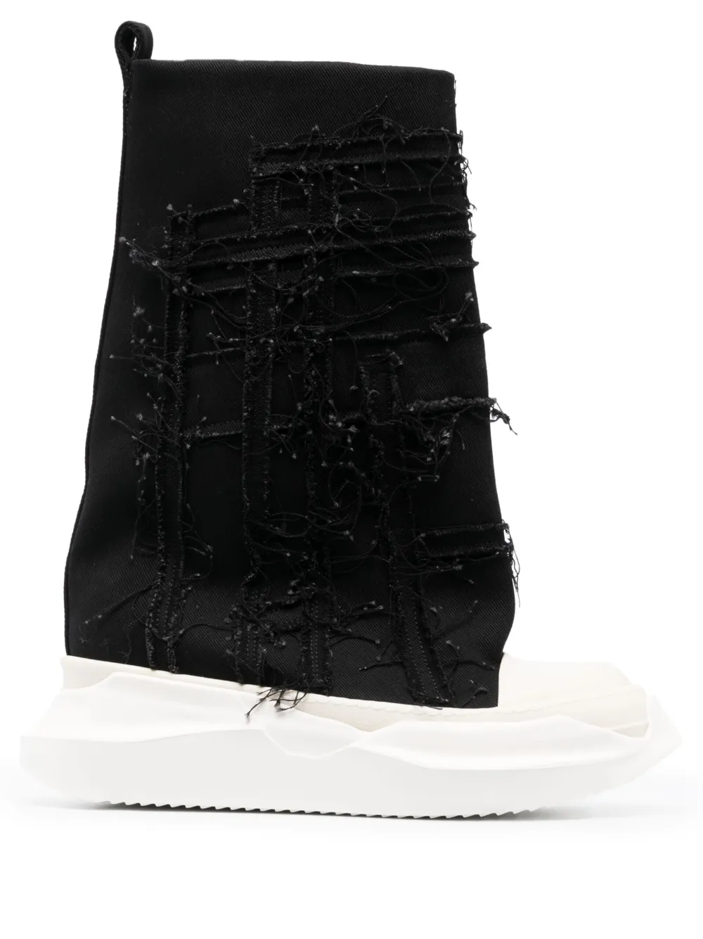 Rick Owens Drkshdw Slashed Fogachine High-top Sneakers In