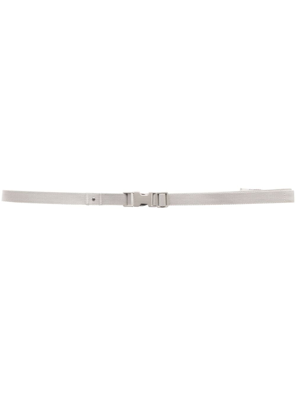 Rick Owens Disco Webbed Belt In 08 Pearl