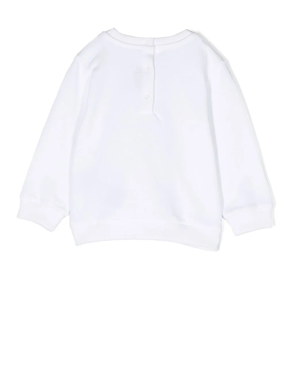 Balmain Kids Sweater met logoprint - Wit
