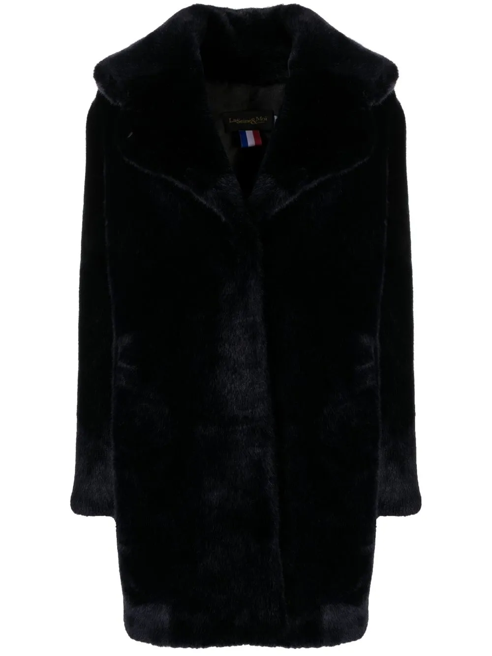 

La Seine & Moi Louve faux-fur coat - Blue