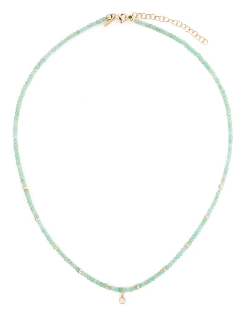 Ef Collection Birthstone Beaded Necklace In 金色