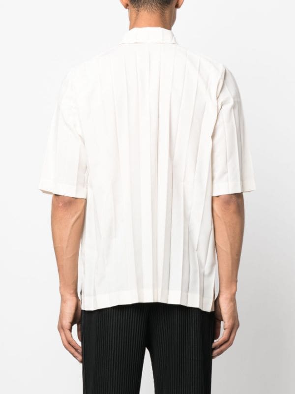Homme Plissé Issey Miyake Edge short-sleeve Shirt - Farfetch