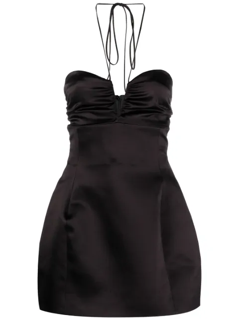 Magda Butrym Balloon halterneck minidress