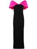 Solace London Dakota off-shoulder maxi dress - Black