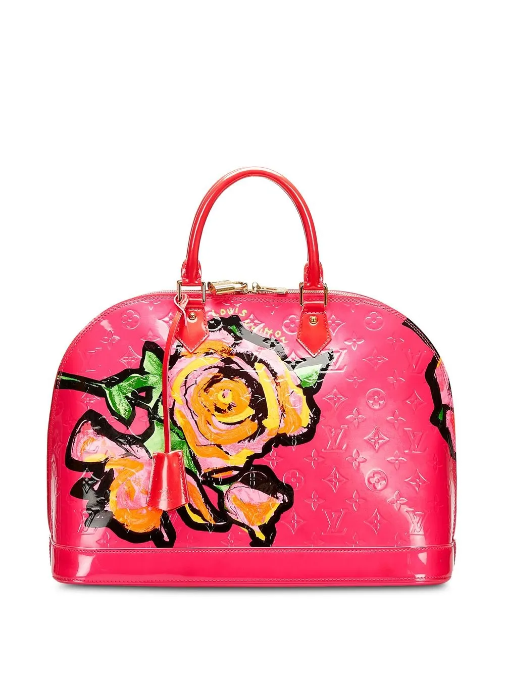 

Louis Vuitton x Stephen Sprouse 2009 pre-owned Roses Alma MM bag - Pink