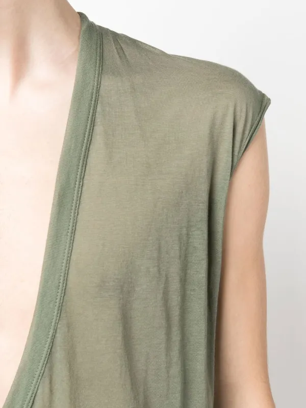 longline v neck t shirt