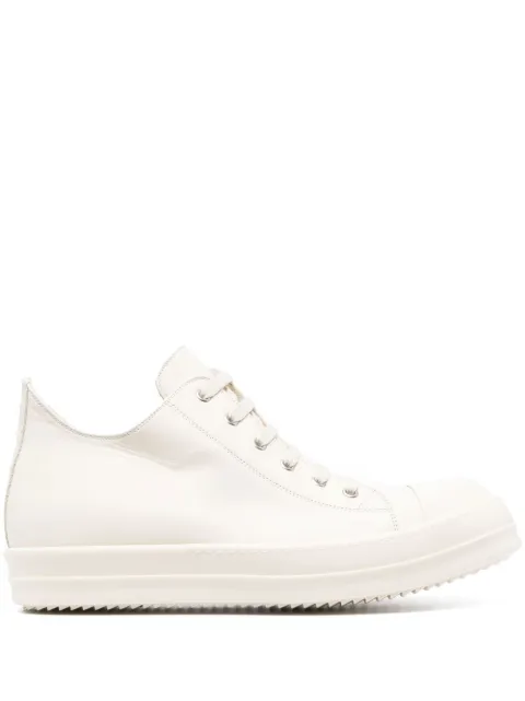 Rick Owens low-top leather sneakers 